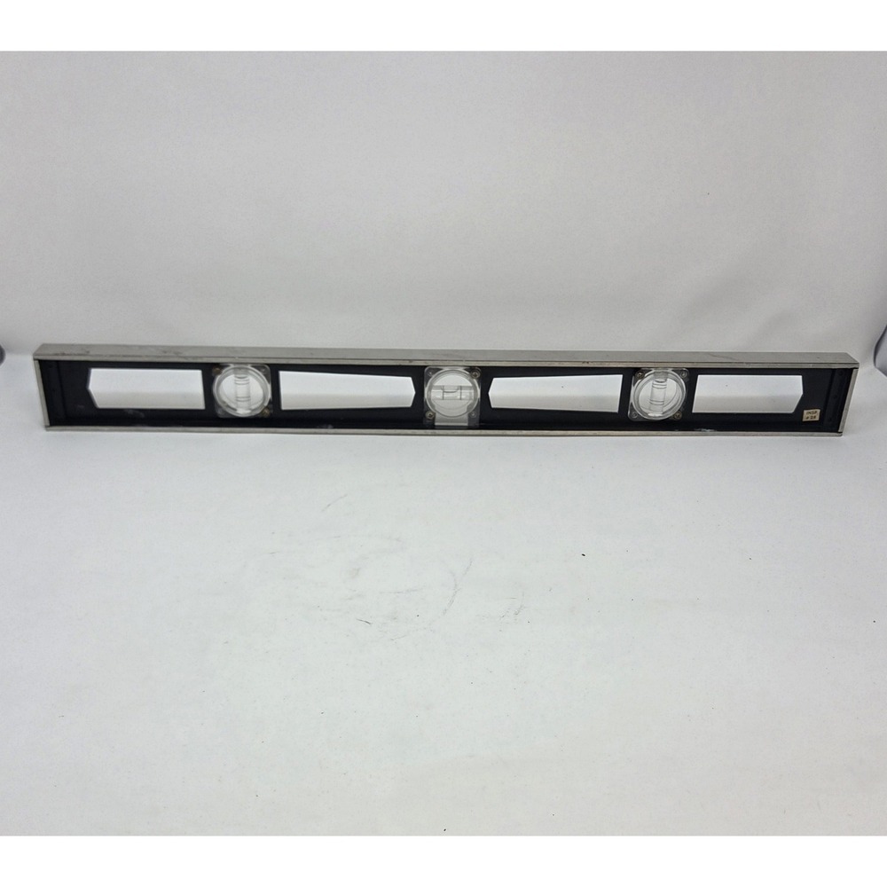 Master Mechanic 548 800 24" Aluminum Spirit‎ Level 5 Vial Plumb True Value USA